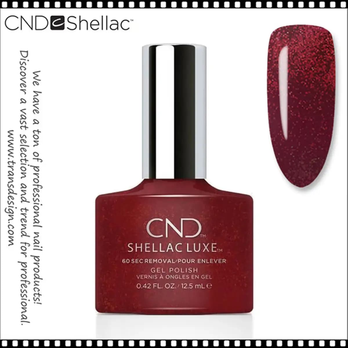 SHELLAC LUXE, Gel Polish 0.42oz- Dark Lava