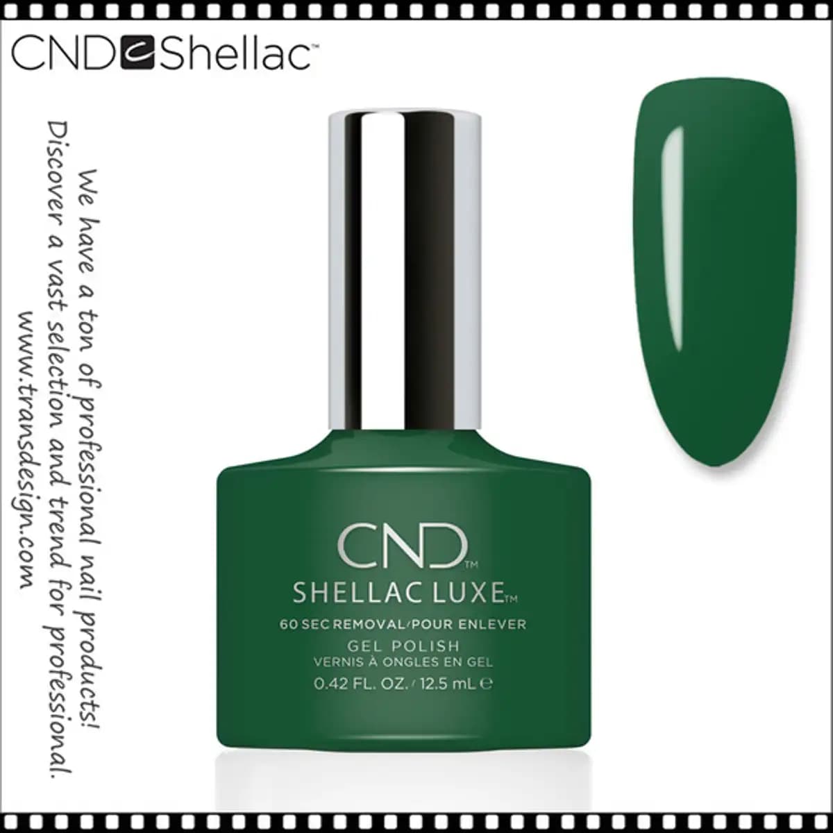 SHELLAC LUXE, Gel Polish 0.42oz- Palm Deco