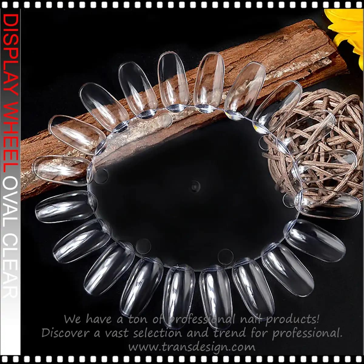 Clear Display Wheel Oval (10pcs/Pack)