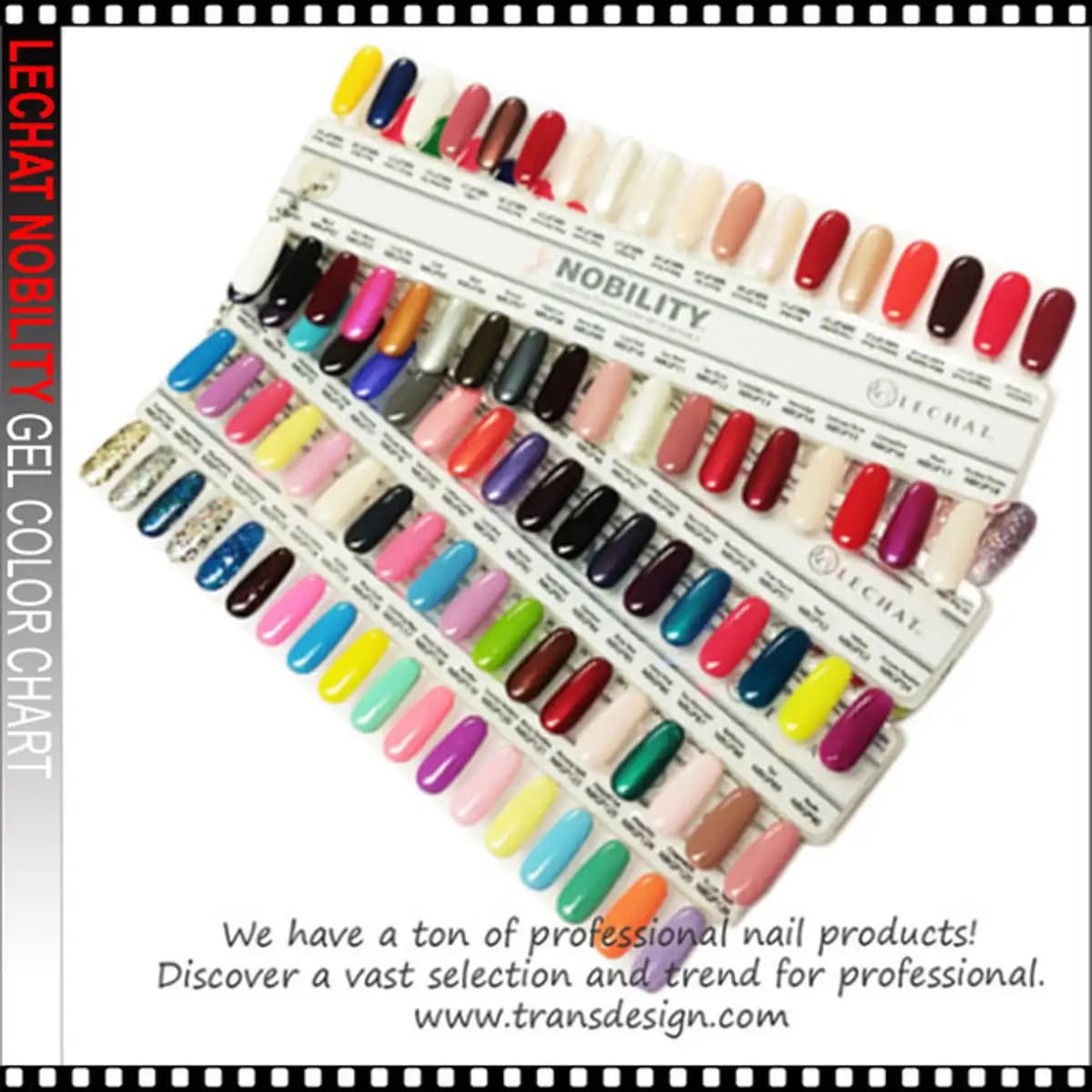 LECHAT NOBILITY - Gel Color Chart 144/Display