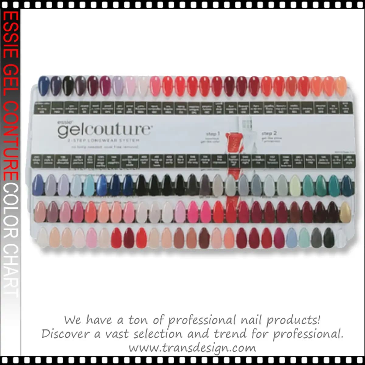 ESSIE GEL COUTURE Nail Color Chart #3706