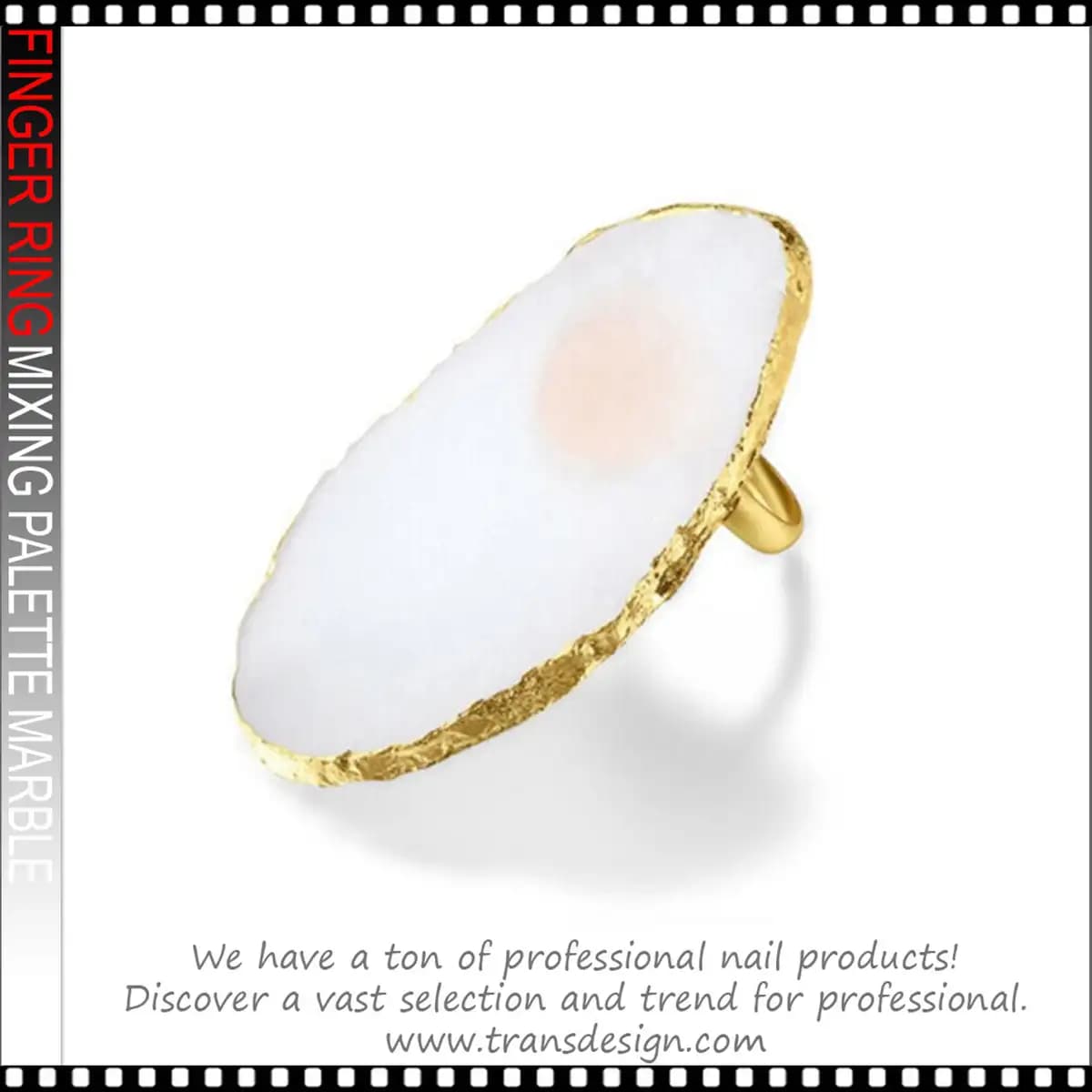 FINGER RING - WHITE