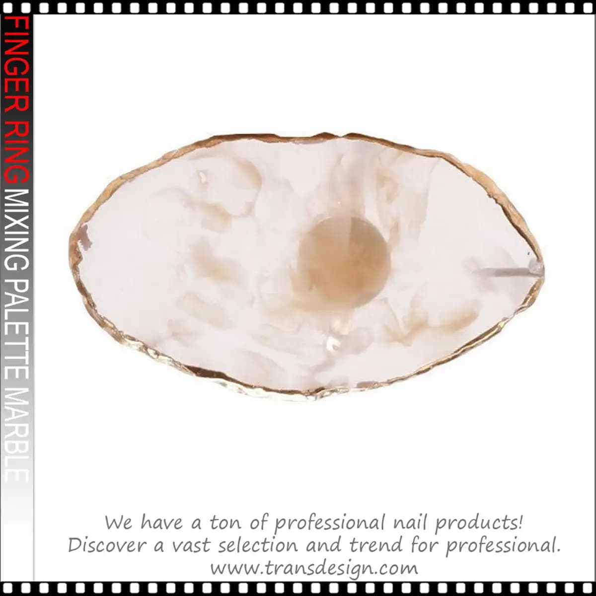FINGER RING - BEIGE