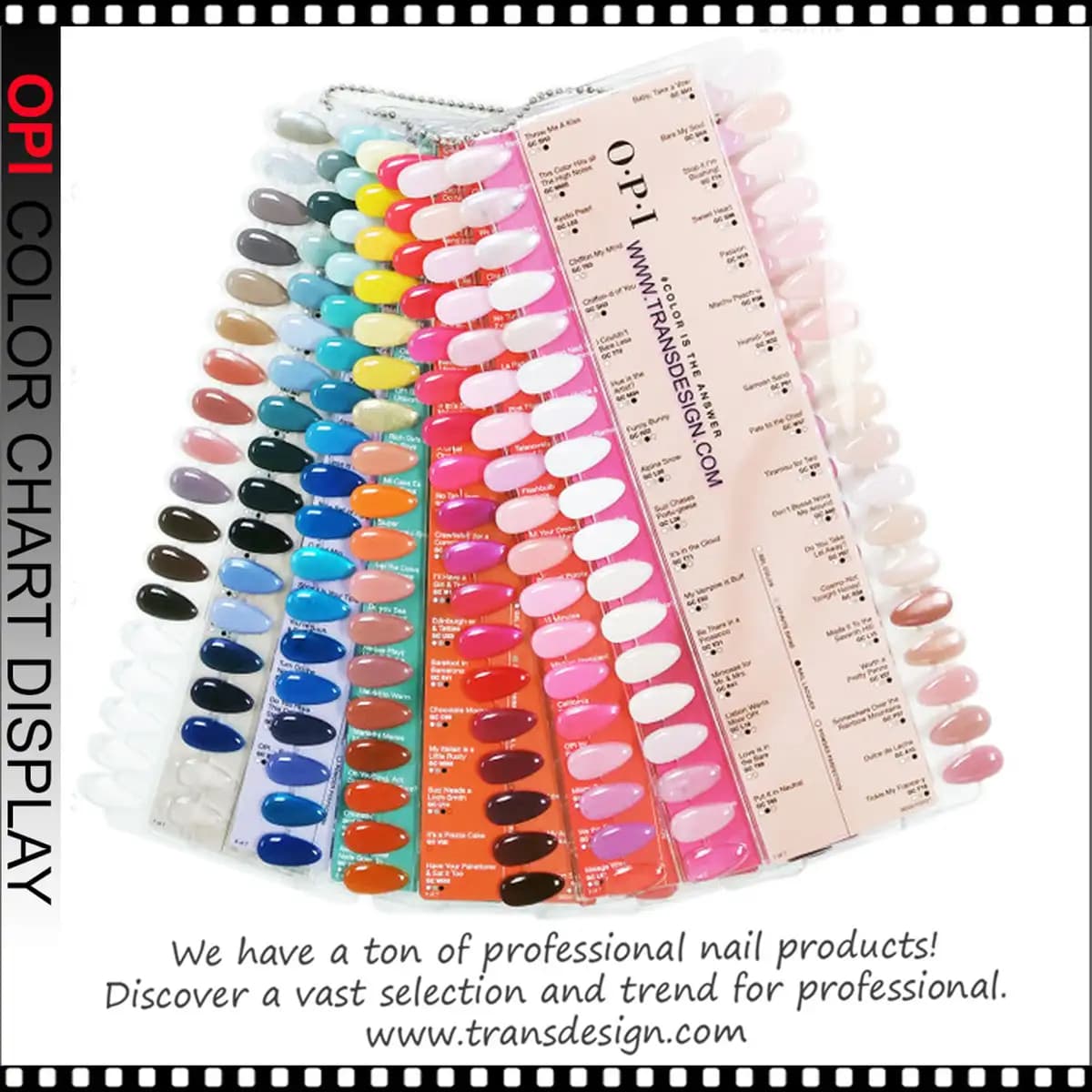OPI Color Chart Display - 236 Colors