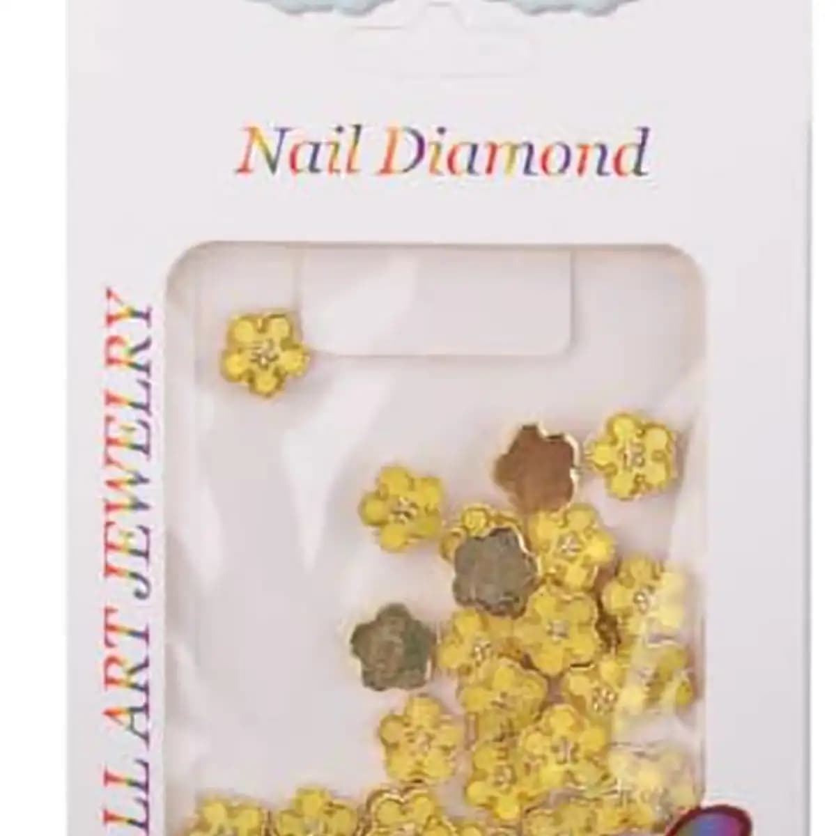 Yellow Flowers Nail Charm