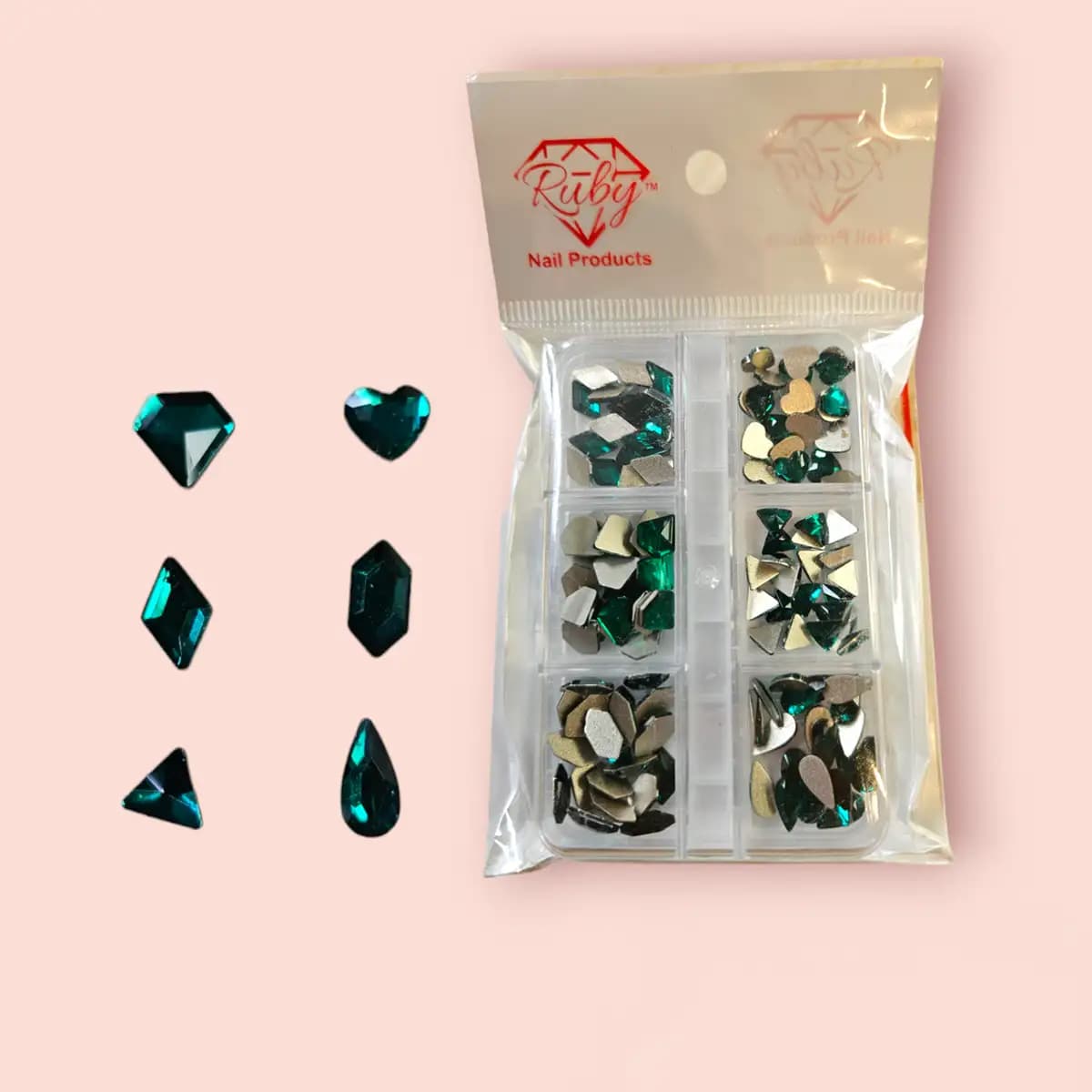 120pcs Emerald