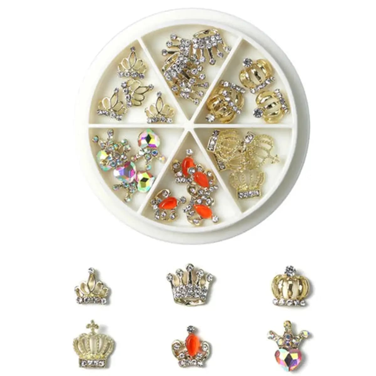 Gold Crowns Hearts