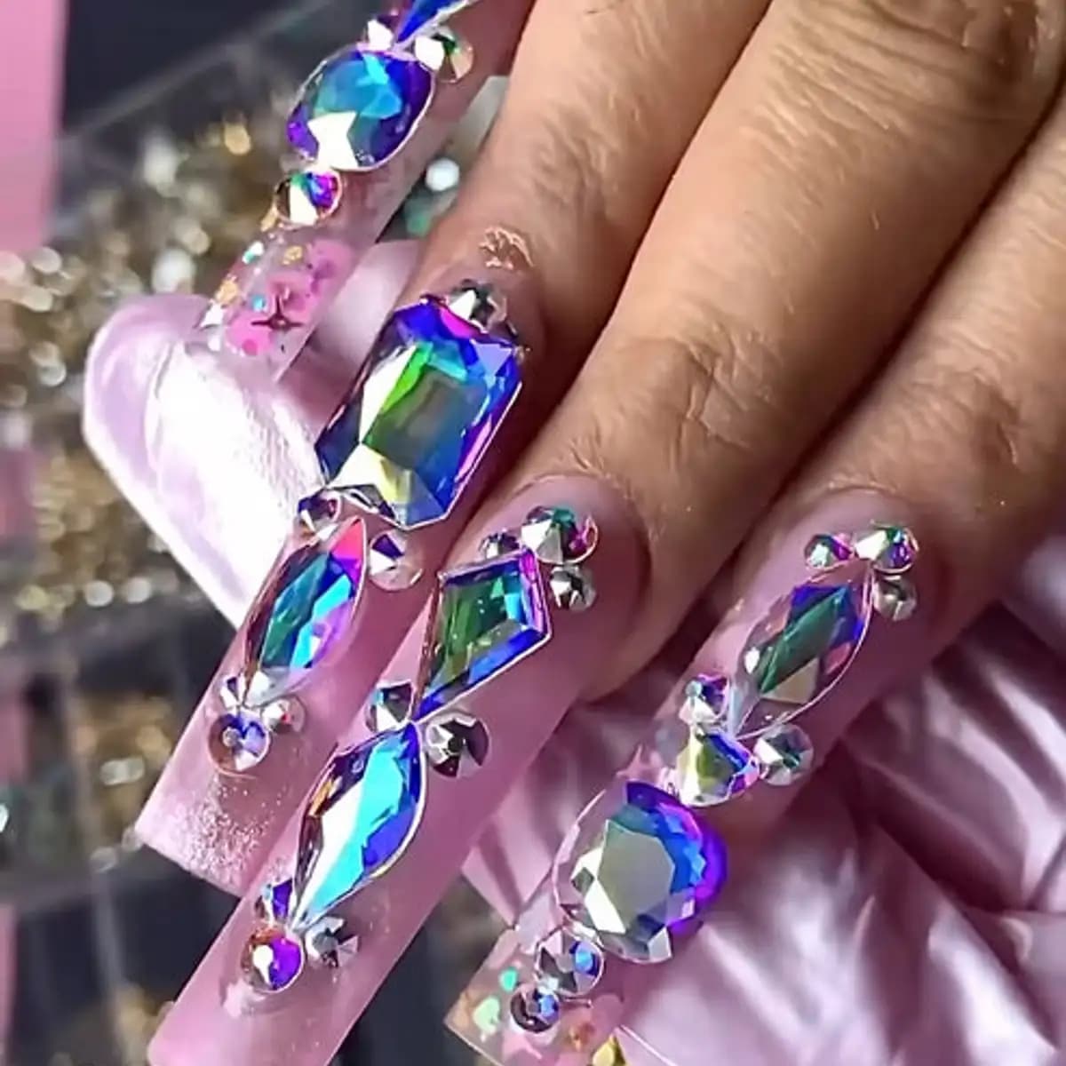 Bluestreak Crystals Serinity Flatback NonHotfix Rhinestone Shapes CRYSTAL AB