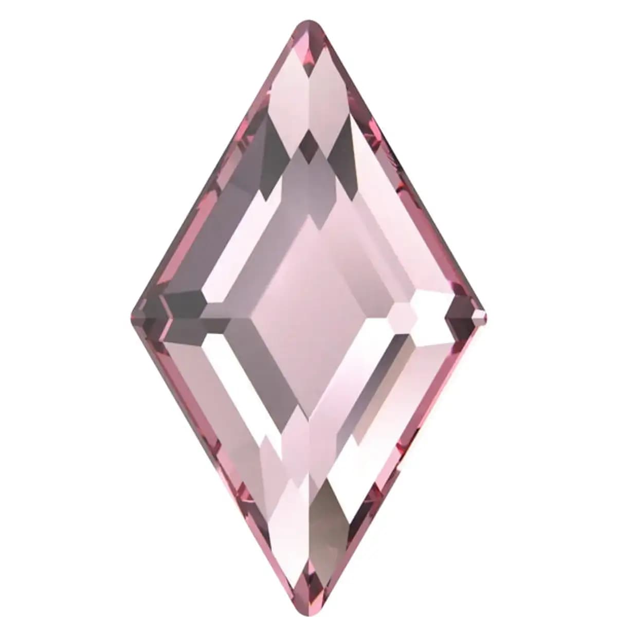 Light Rose Diamond 9.9x5.9mm 4pcs (2773)