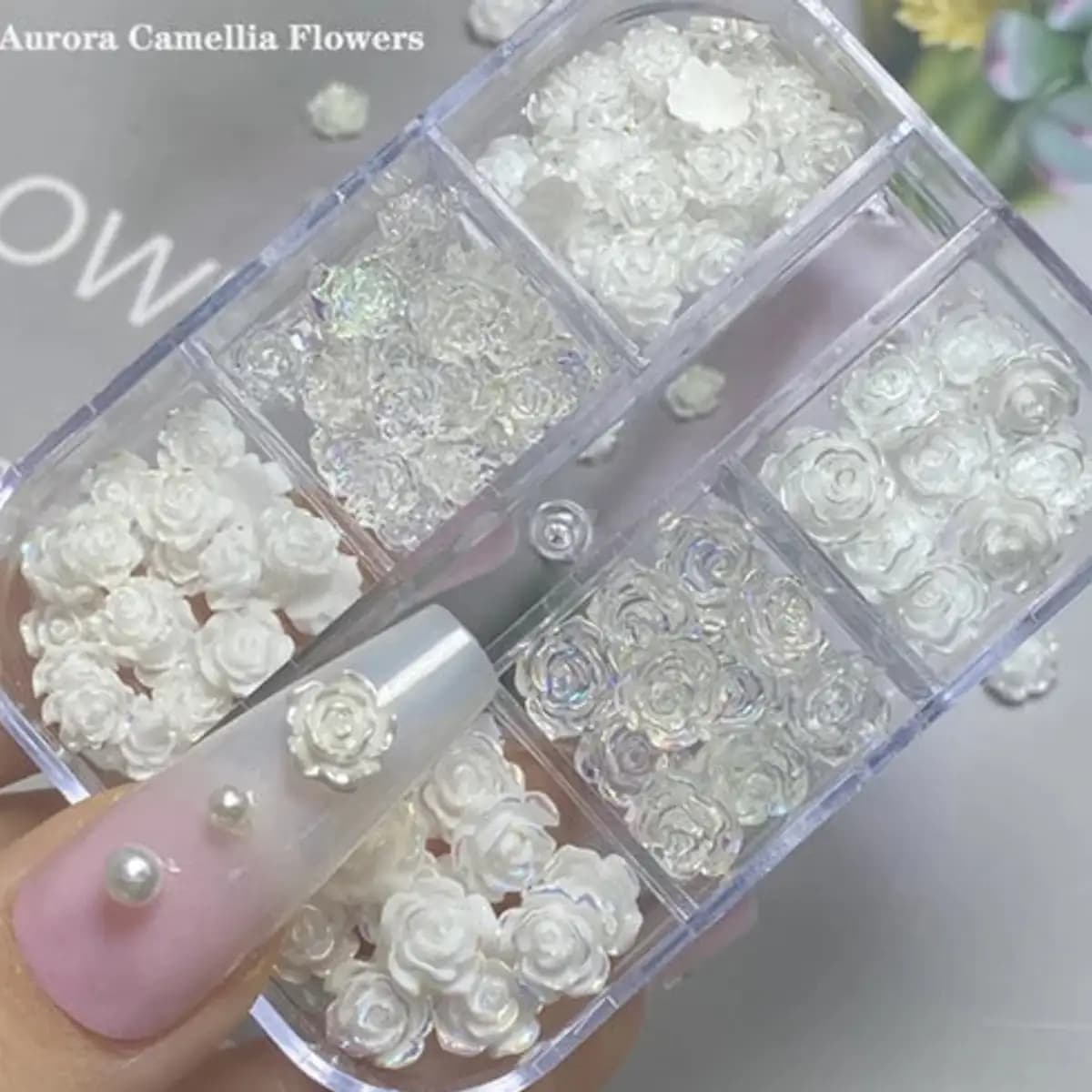 3D Rose/White Shades (75pcs)