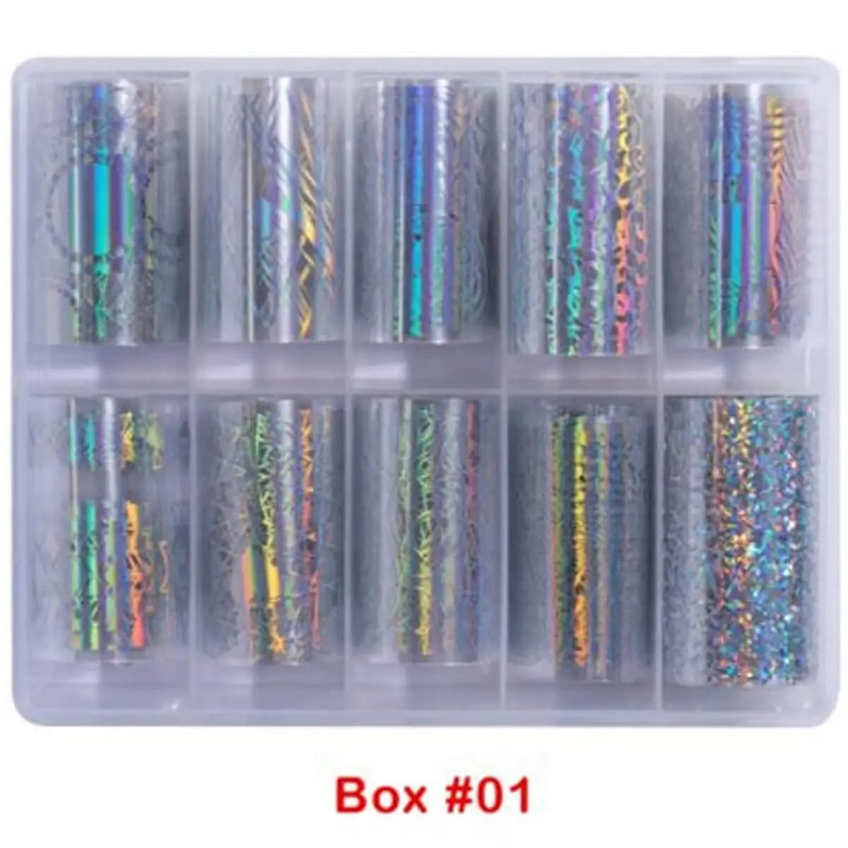 Nail Foils Box 10 rolls
