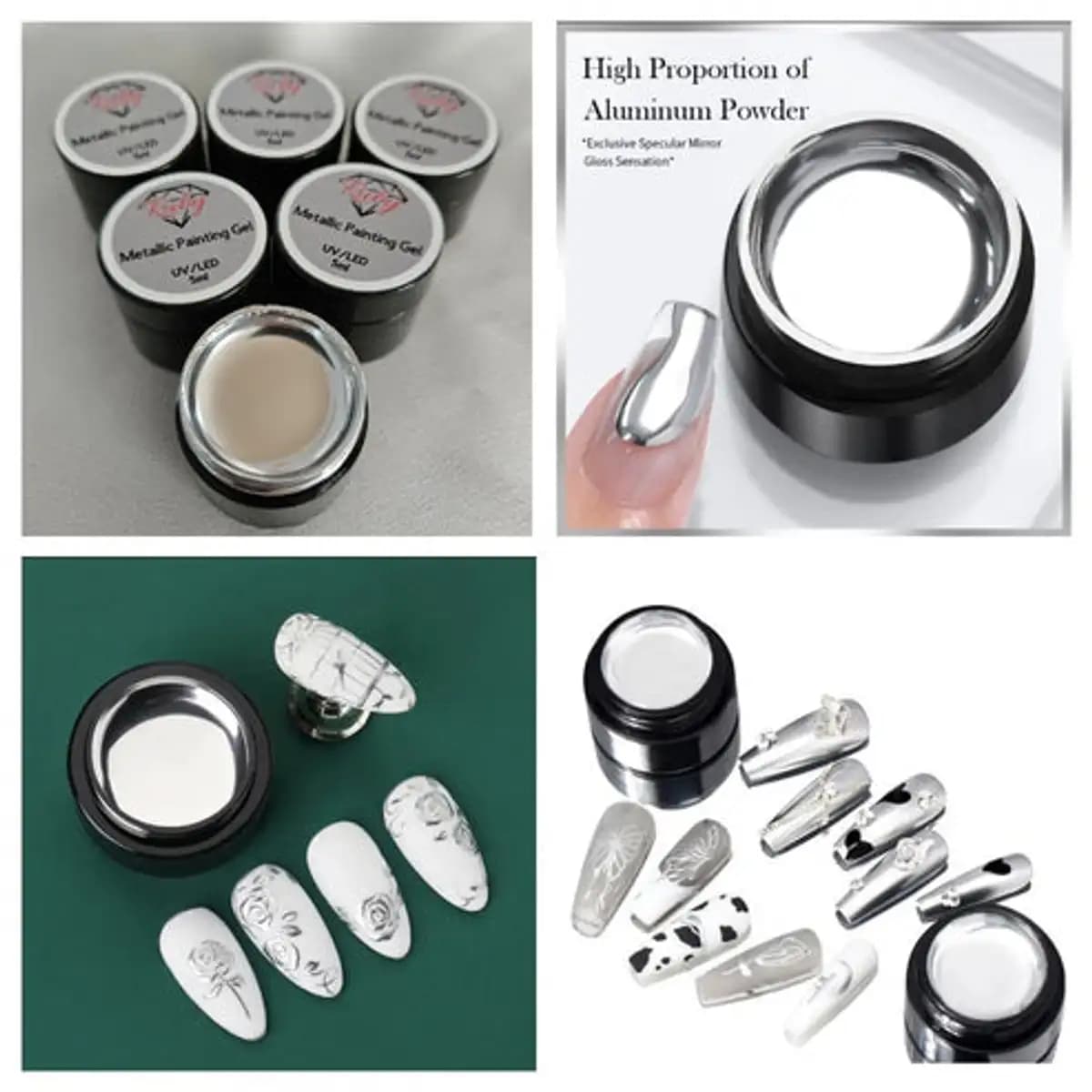 Ruby Painting Gel Metallic Super Shiny