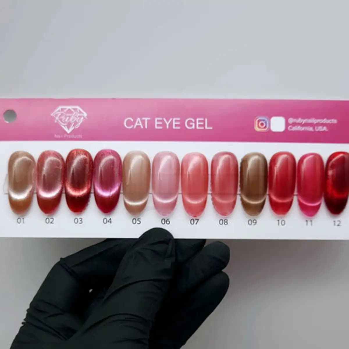 Ruby Cat Eye Gels – Collection #2 | Magnetic Gel Polishes