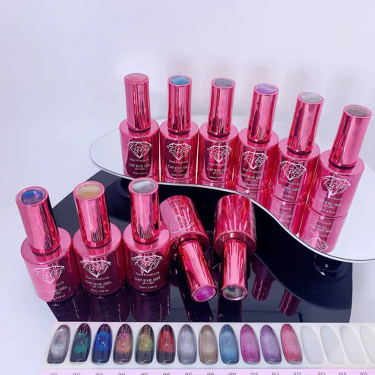 Ruby Cat Eye Gels 12 Colors Collection 1