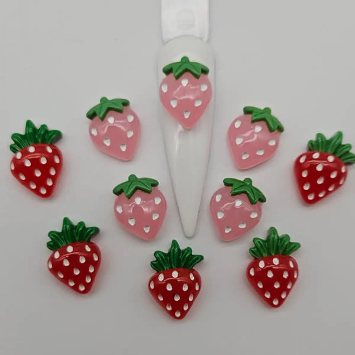 Strawberries Nail Charm Summer Strawberry