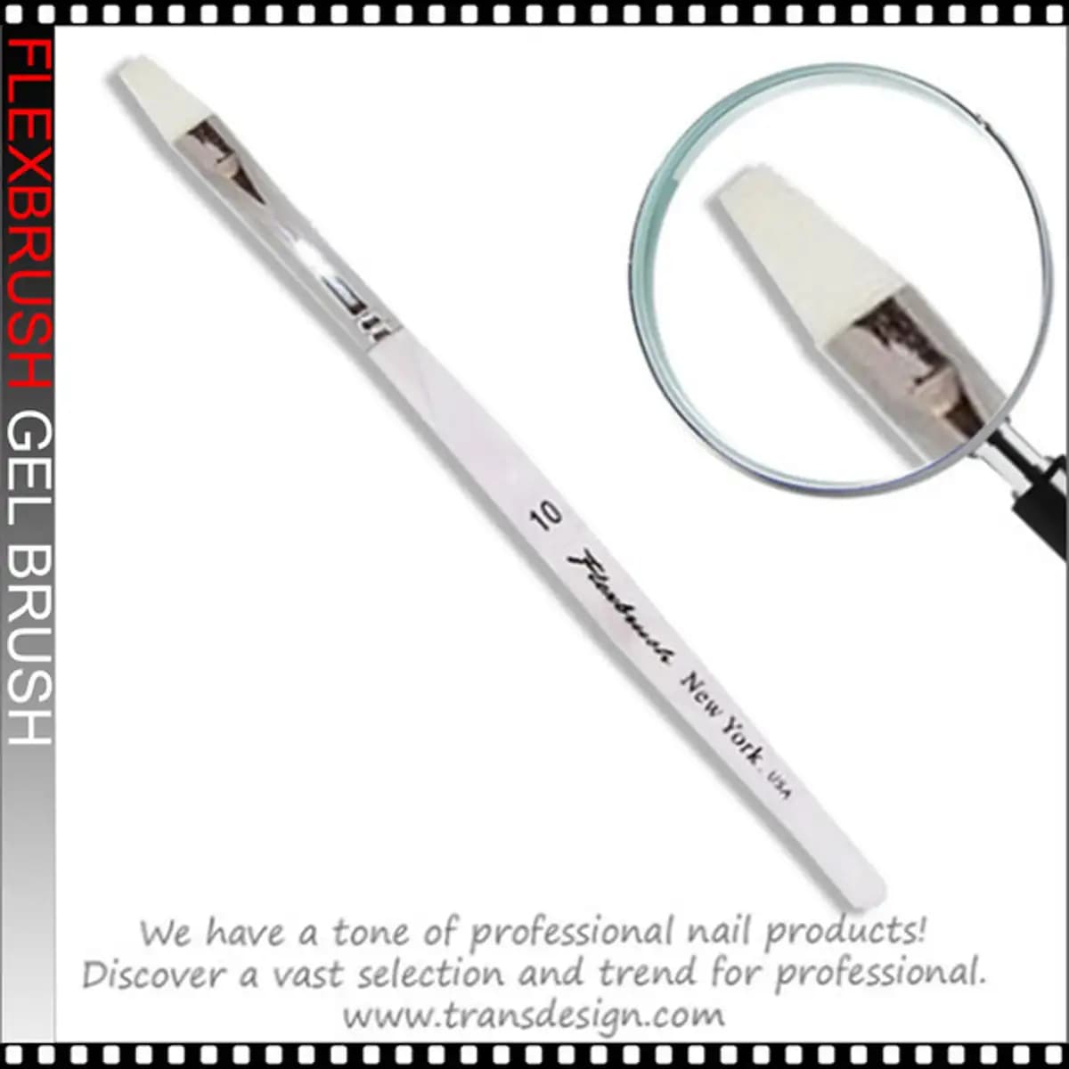 Flexbrush Flat Gel Brush #10