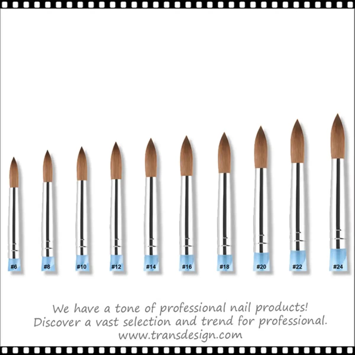 FLEXBRUSH KOLINSKY Blue Wave Acrylic Brush - Round