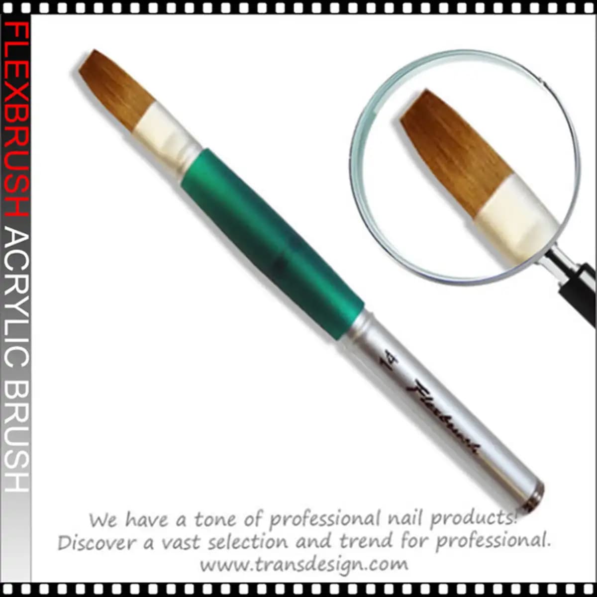 FLEXBRUSH KOLINSKY Grip Acrylic Brush Flat
