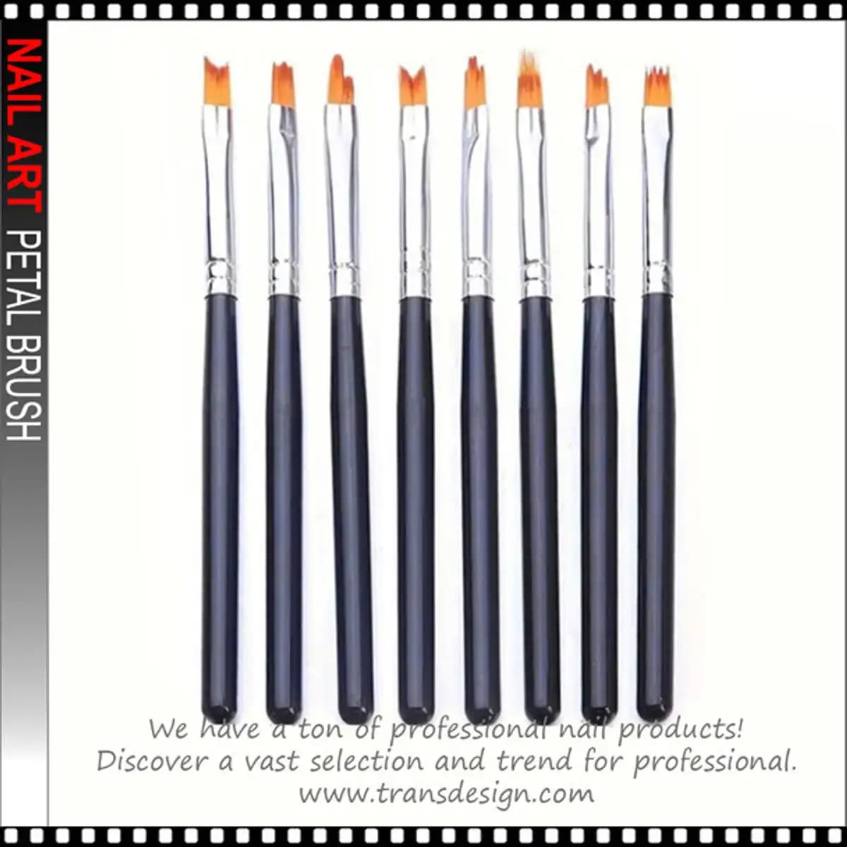 NAIL ART Petal Brush Pen 8Pcs