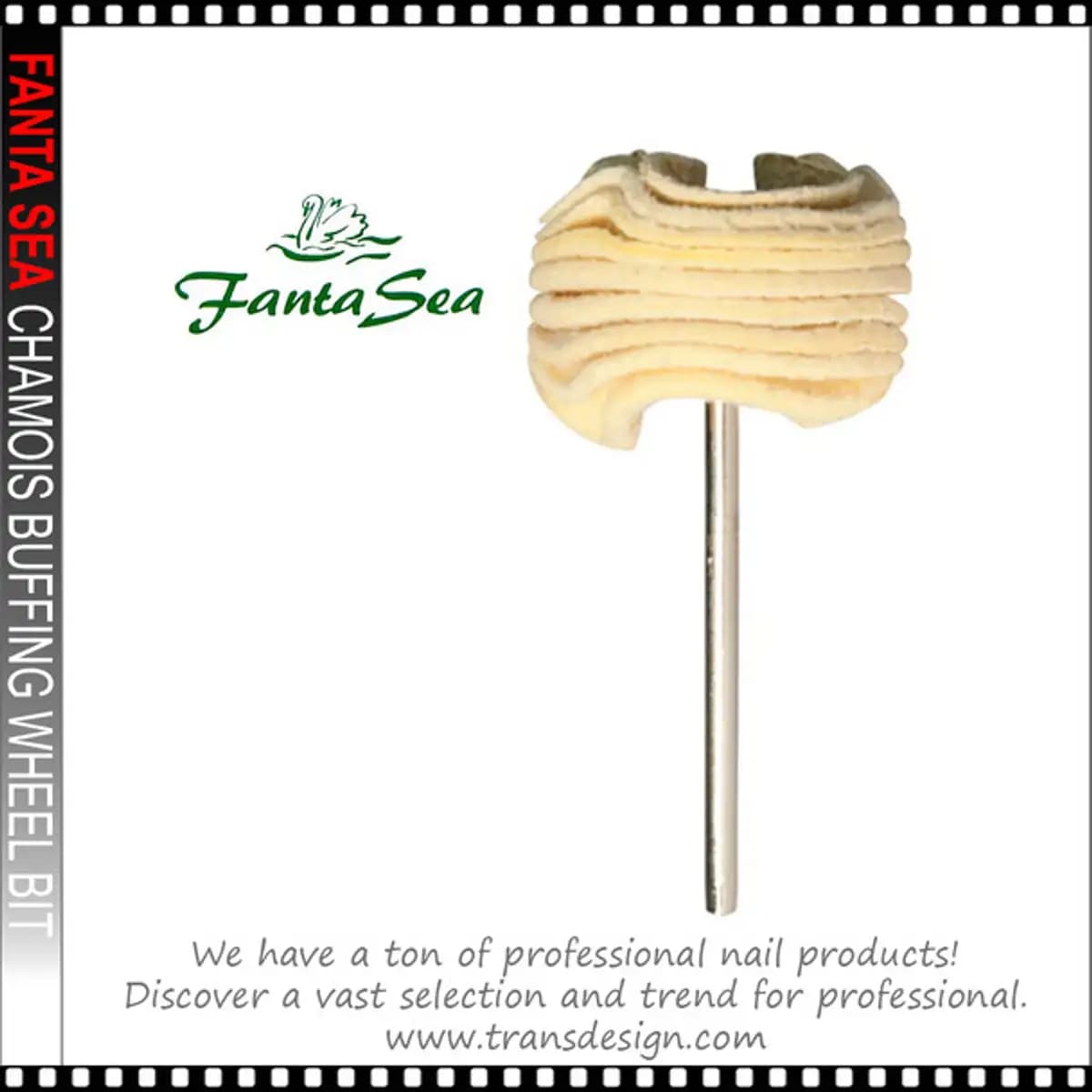 FANTASEA Chamois Buffing Wheel Bit Attachment 3/32"