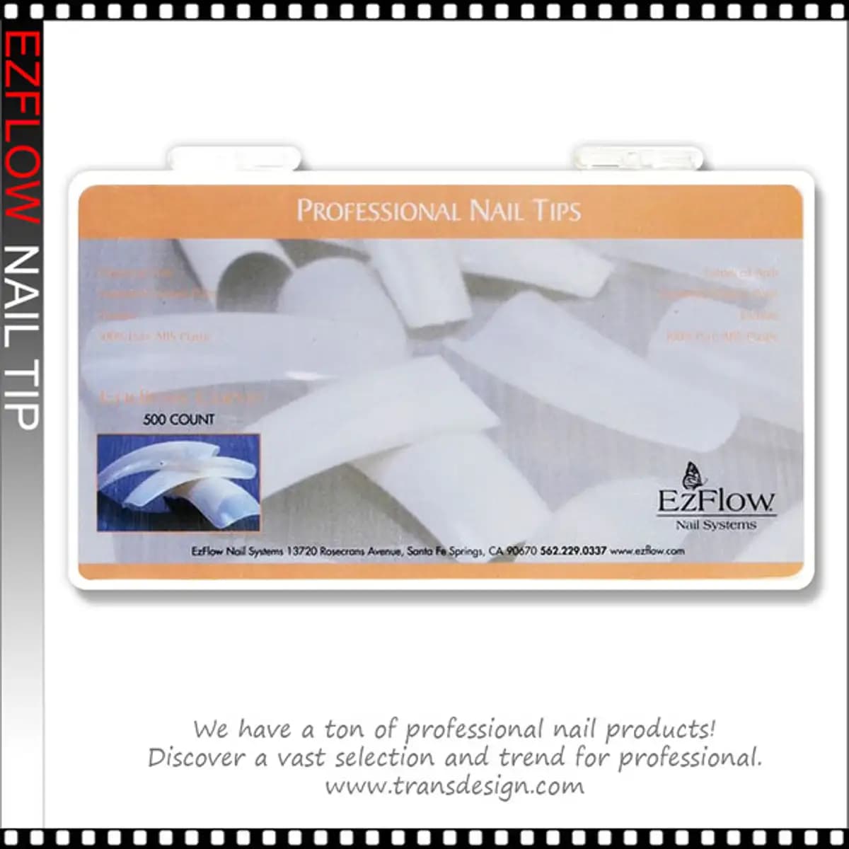 EZFLOW Endless Curve Natural Tips 500 Tip/Case