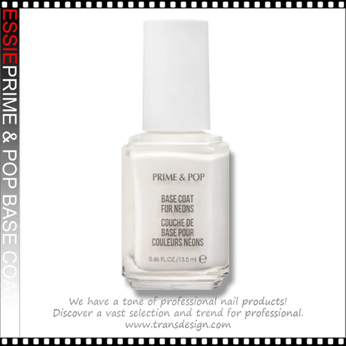 ESSIE TREATMENT Prime & Pop Base Coat 0.46oz. #1034 *