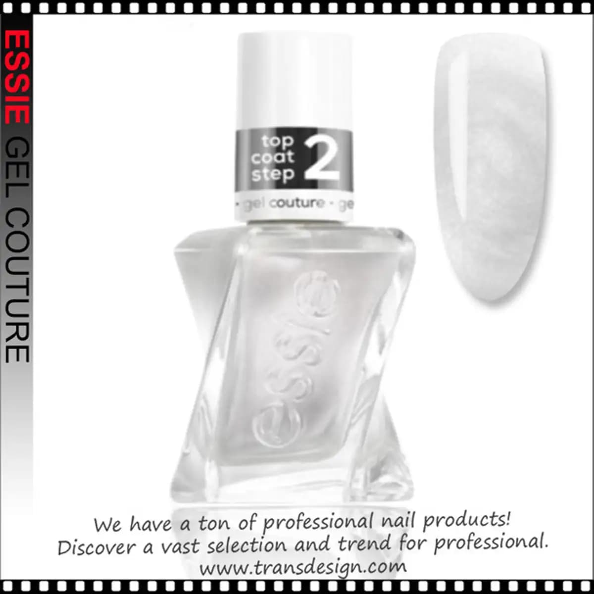 ESSIE GEL COUTURE Top Coat Silk Illusion #1255