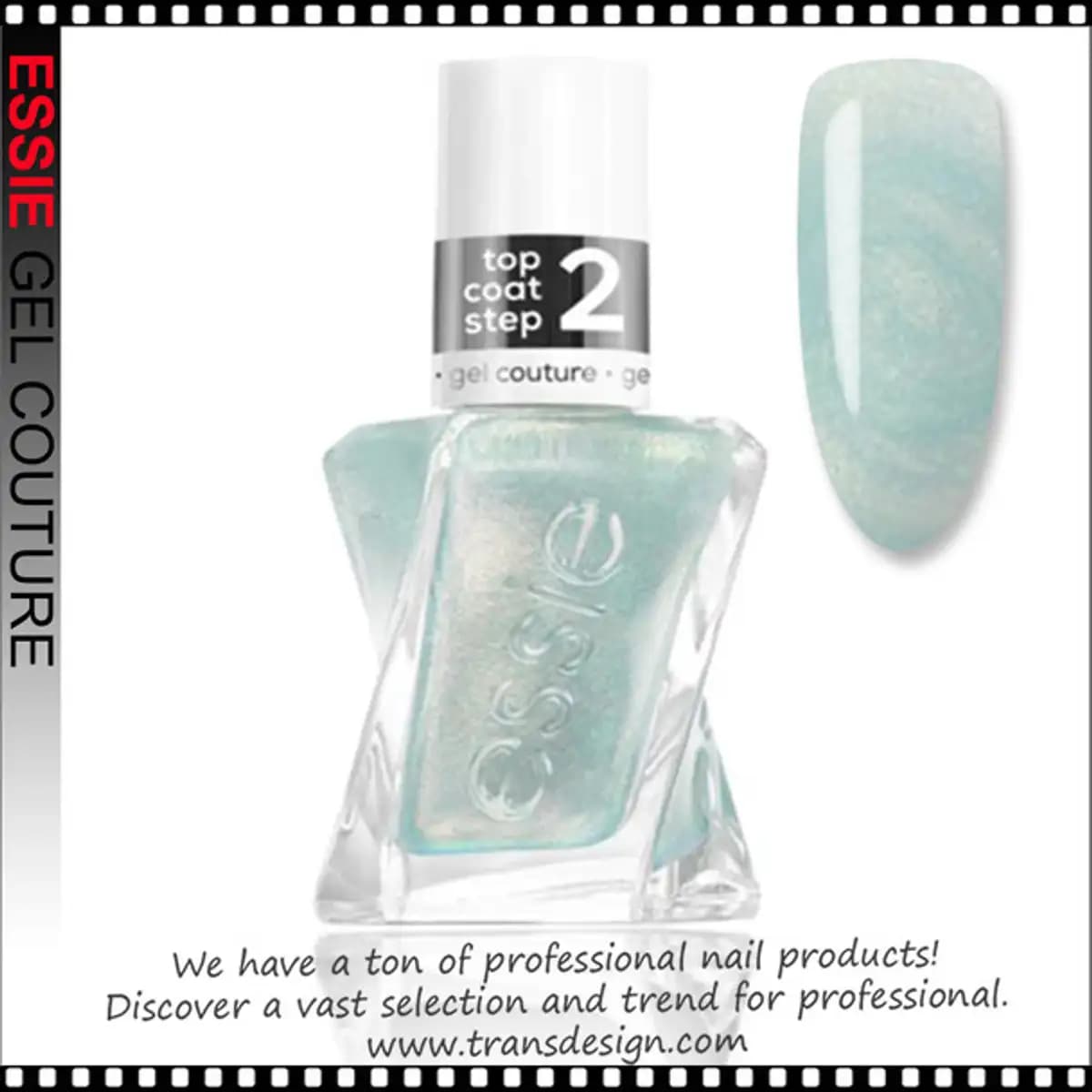 ESSIE GEL COUTURE Top Coat Spectrum Glow #1256