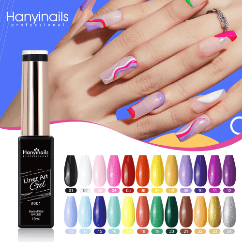 Liner Art Gel - 24PCS Color Set