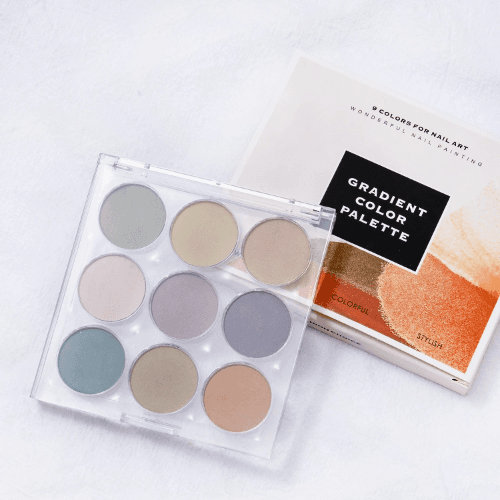 Nail Art Gradient Palette - Cosmetic Cheeky Powder (JBF-08)