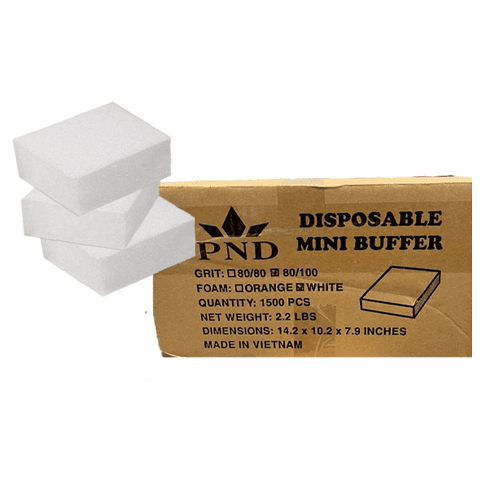 PND Mini Buffer - White/White (Case/1,500 pcs)