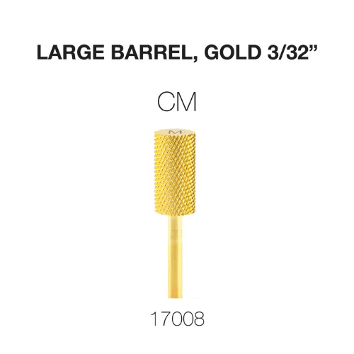 Cre8tion Carbide Large Barrel, CM, Gold 3/32- 17008
