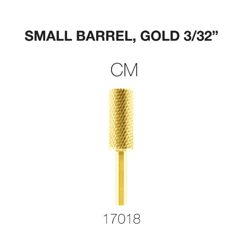 Cre8tion Carbide Small Barrel, CM, Gold 3/32- 17018