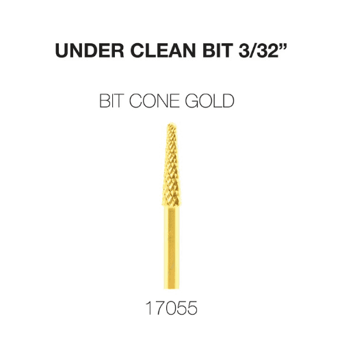 Cre8tion Under Clean 3/32 Carbide Bit Cone- Gold-Medium- 17055