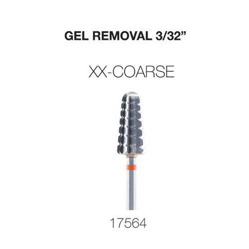 Cre8tion Blue Gel Removal Nail Filling Bit, XX-COARSE, 3/32''
