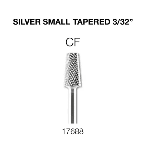 Cre8tion Silver Small Tapered - CF 3/32"- 17688