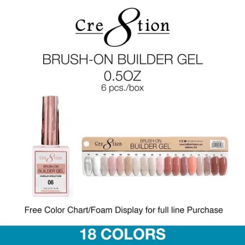 Cre8tion Gel - Overlay/ Brush on Builder 0.5oz