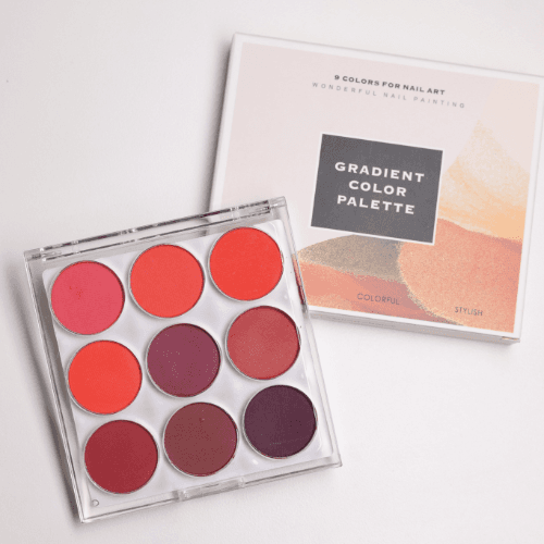 Nail Art Gradient Palette - Cosmetic Cheeky Powder (JBF-12)