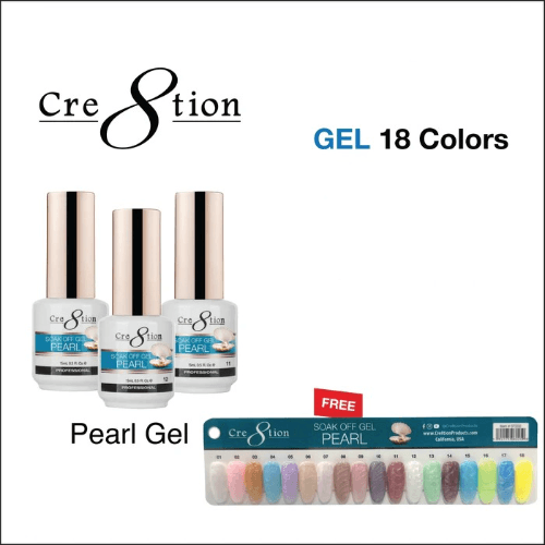 Cre8tion Gel -  Pearl Collection Gel 0.5oz