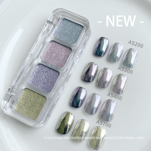 4in1 Aurora Powder Palette (Solid Nail Pigment) - AS