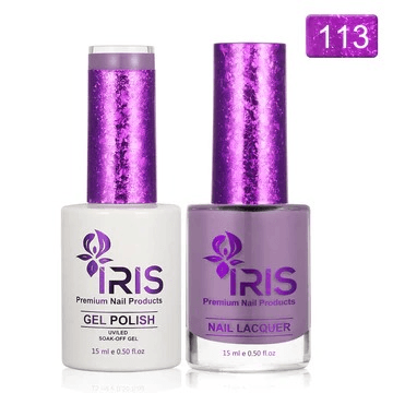 Dip/Acrylic Powder Lacquer/Gel 15ml Number 113 Cold Purple