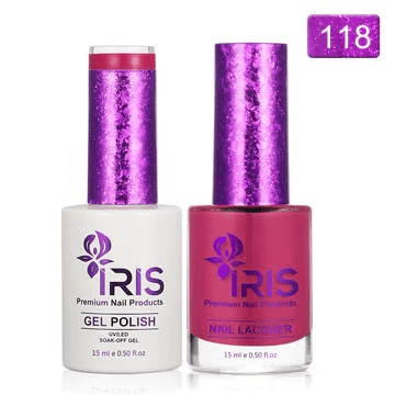 Dip/Acrylic Powder Lacquer/Gel 15ml Number 118 Purplish Pink