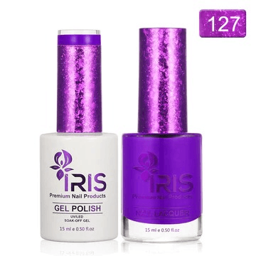 Dip/Acrylic Powder Lacquer/Gel 15ml Number 127 Purple Iris