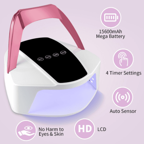 H9 Powerful Rechargeable UV/LED Nail Lamp