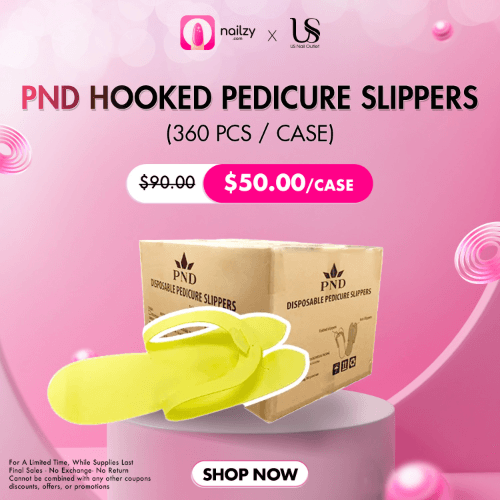 PND HOOKED Pedicure Slippers (Case 360 pairs)