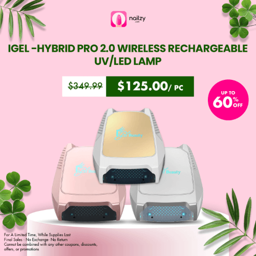 Igel - Hybrid Pro 2.0 Wireless Rechargeable UV/LED Lamp