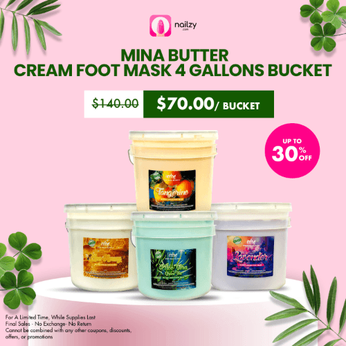 Mina Butter Cream Foot Mask (4 Gallons Bucket)