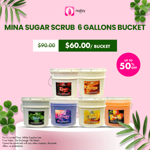 Mina Sugar Scrub (4 Gallons Bucket) 