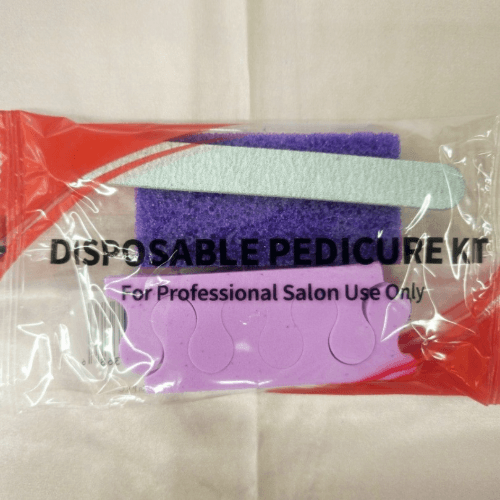 Kinggel Disposable Pedicure Kit 400pcs - Purple