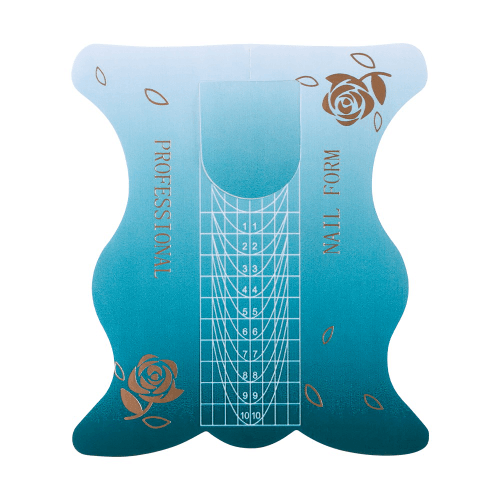 Nail Form Green 157gr (Paper Material) - 300pcs/roll